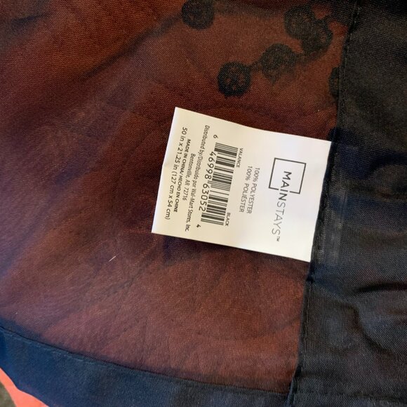 $5 or 4/$10-Sheer black window valance - Picture 7 of 7